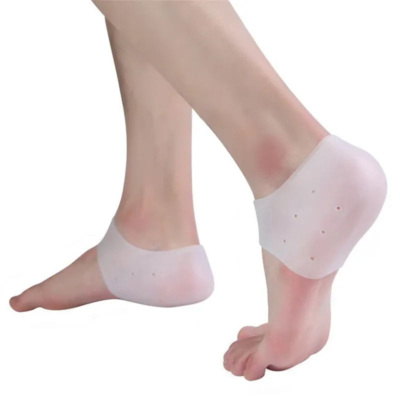 2Pcs New Silicone Feet Care Socks Moisturizing Gel Heel