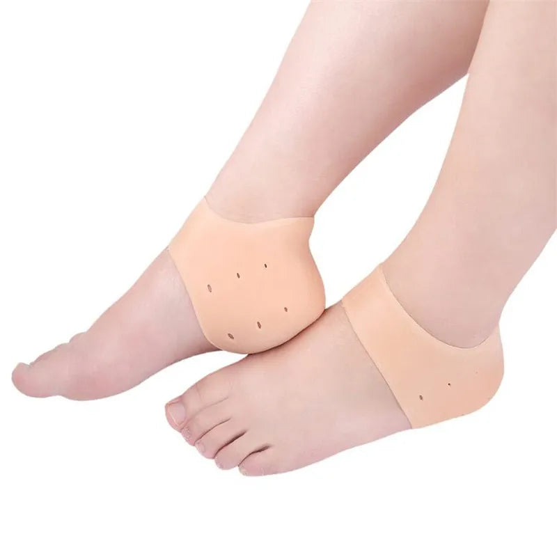 2Pcs New Silicone Feet Care Socks Moisturizing Gel Heel