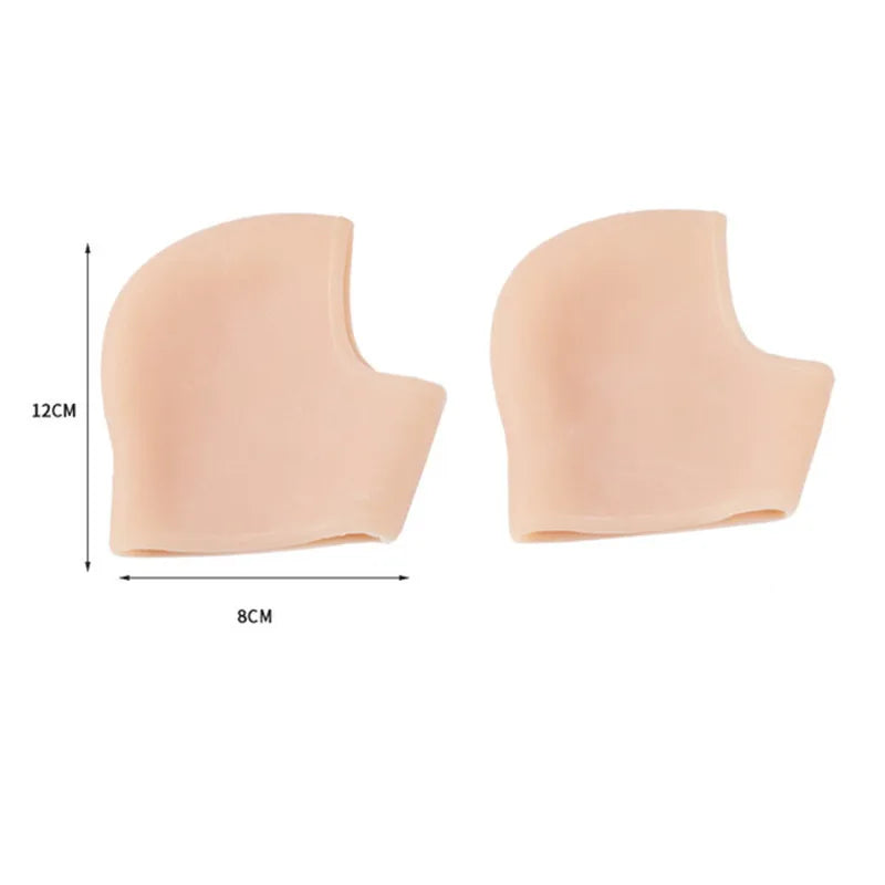 2Pcs New Silicone Feet Care Socks Moisturizing Gel Heel